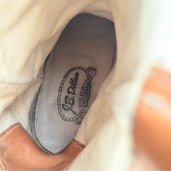 J.B. Dillon Women’s Arrowleaf Snip Toe Western Cowboy Boot | US 8.5 - Picture 9 of 10